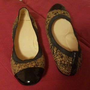 Women's size 8 Cole Haan Snakeskin leather flats